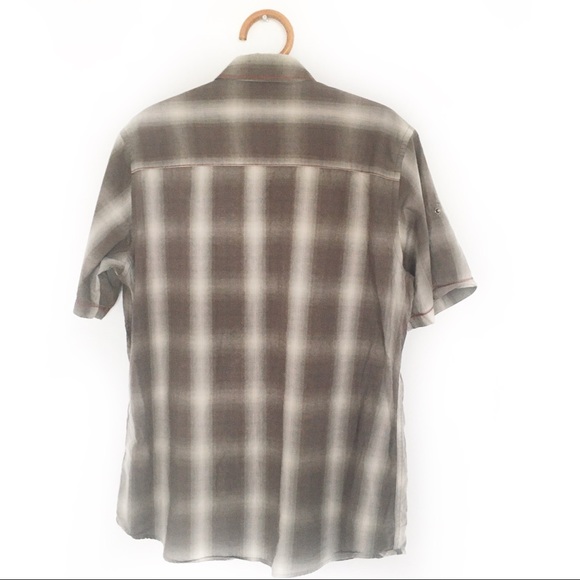 ⭐️🌈⚡️Jeremiah Plaid Short Sleeve Snap Button Down Shirt⚡️🌈⭐️ - Picture 3 of 12